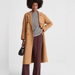 Madewell Double Faced Brushed Long Coat